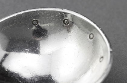 Rare Liberty & Co Arts and Crafts Silver Spoon - Bernard Cuzner, Artists' Spoons, Simon Moore